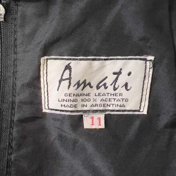 Genuine Leather Pencil Skirt - Picture 3 of 5